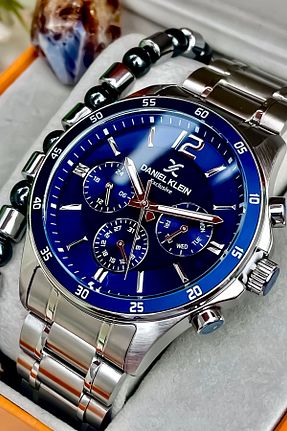 ساعت مچی آبی مردانه 41-45 میلی متر Daniel Klein - کد 670868531