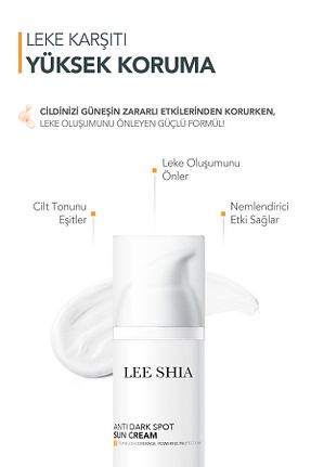کرم ضد آفتاب صورت SPF 50 + Lee Shia - کد 712987953