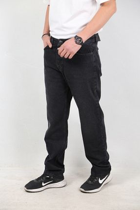شلوار جین طوسی مردانه پاچه پهن Ofzensport - کد 924463222