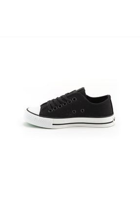 کفش اسنیکر مشکی زنانه بند دار United Colors of Benetton - کد 924460425
