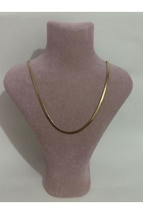 گردنبند استیل ( فولاد ) طلائی زنانه استیل (فولاد) YENGEÇ - کد 924467072