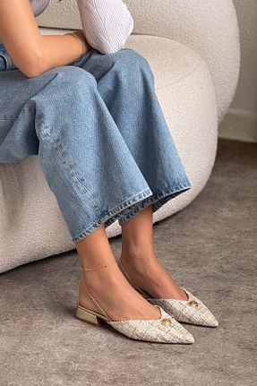 بابت رنگی زنانه پارچه ای NİŞANTAŞI SHOES - کد 924363523