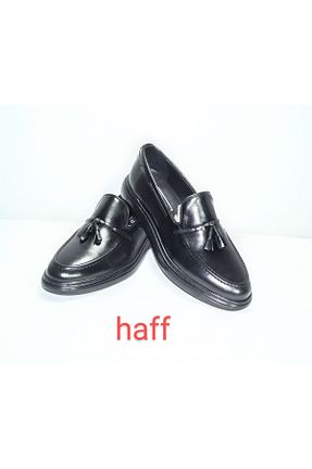کفش کلاسیک مشکی مردانه چرم خالص Haff - کد 924491668