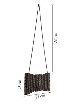 کیف پورتفوی و کلاچ مشکی زنانه چرم مصنوعی Derimod - کد 924500096
