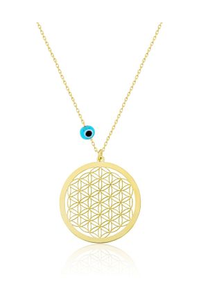 گردنبند طلا طلائی زنانه 14 عیار Papatya Silver - کد 35321052