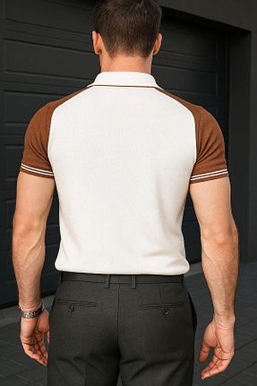 تیشرت سفید مردانه رگولار Delpino - کد 920633316