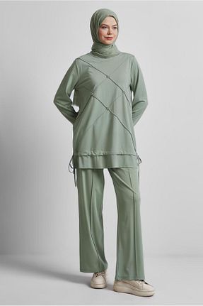 ست گرمکن حجاب سبز زنانه رگولار Alvina - کد 925078939