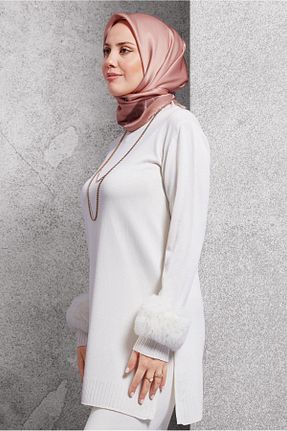 روسری صورتی پلی استر Alvina - کد 886652931