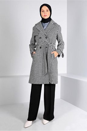 شلوار پارچه ای مشکی زنانه بلند Alvina - کد 793826726