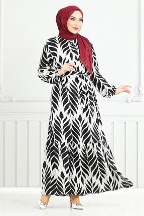 لباس مشکی زنانه بافتنی ModaMerve - کد 925078887