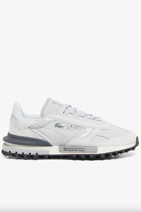 کفش اسنیکر طوسی مردانه بند دار Lacoste - کد 924509392