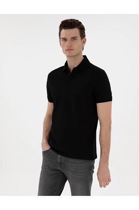 تیشرت مشکی مردانه اسلیم فیت Pierre Cardin - کد 924518621