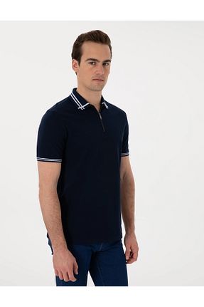 تیشرت سرمه ای مردانه یقه پولو Pierre Cardin - کد 924520015