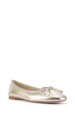 بابت طلائی زنانه چرم مصنوعی Nine West - کد 856411758