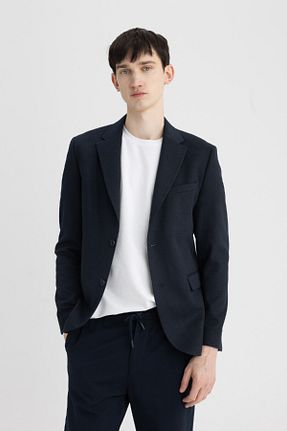 کت سرمه ای مردانه Blazer Defacto - کد 812538280