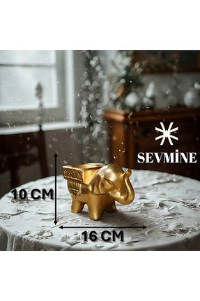 اجسام تزئینی و بیبلو زرد سرامیک SEVMİNE - کد 905814057