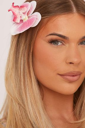 گیره سر صورتی زنانه پلی استر New Obsessions - کد 833342109