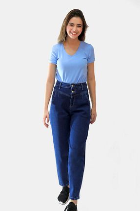شلوار جین آبی زنانه رگولار BALİNS - کد 222276808