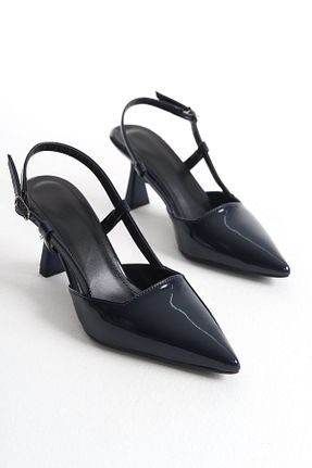 کفش استایلیتو سرمه ای پاشنه نازک Shoesers - کد 897746741