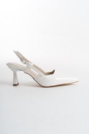 کفش استایلیتو سفید پاشنه نازک Shoesers - کد 897746958