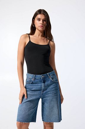 بلوز مشکی زنانه ساده Pull & Bear - کد 924556784
