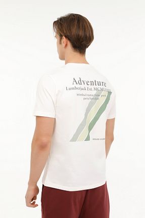 تیشرت سفید مردانه رگولار Lumberjack - کد 812462728