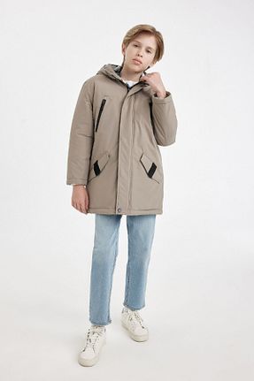 کاپشن طوسی بچه گانه رگولار Defacto - کد 863371559