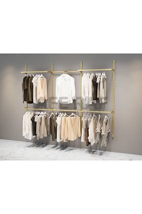قفسه دیواری طلائی 275 cm AFE DEKOR - کد 768063846