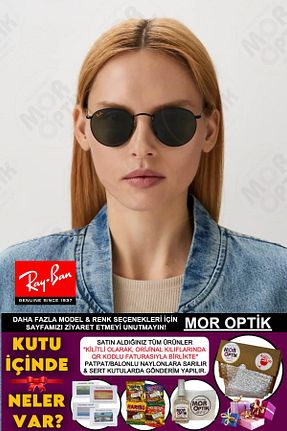 عینک آفتابی مشکی زنانه 50 Ray-Ban - کد 924575669