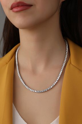 گردنبند جواهر زنانه برنجی Sunshine - کد 803998436