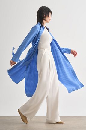 لباس آبی زنانه بافتنی Mizalle - کد 925238366