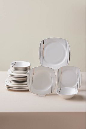 سرویس غذاخوری سفید 6 نفره Karaca - کد 924585695