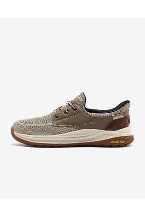 کفش اسنیکر بژ مردانه بند دار Skechers - کد 924579095
