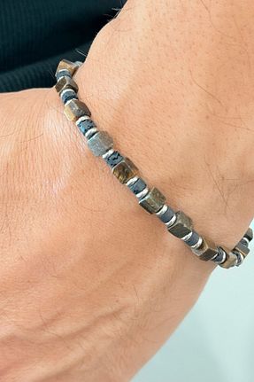 دستبند جواهر قهوه ای مردانه MudeCollection - کد 924576928