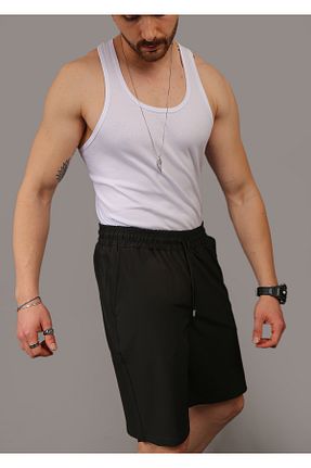 شلوارک و برمودا مشکی مردانه Relaxed INFLUYENTE - کد 924618052