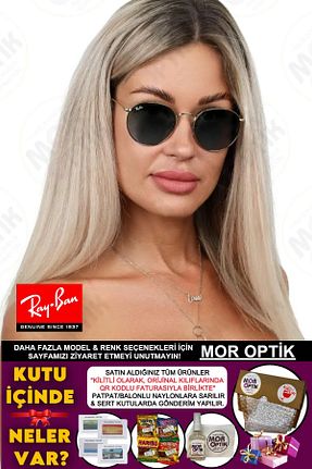 عینک آفتابی متالیک زنانه 50 Ray-Ban - کد 924597535