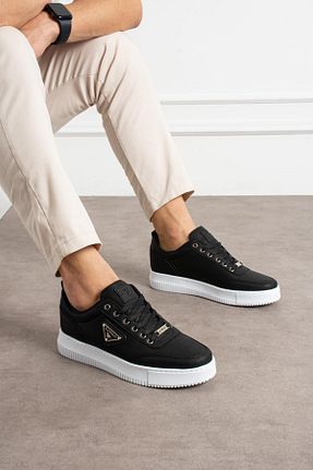 کفش اسنیکر مشکی مردانه بند دار L.A Polo - کد 924367096