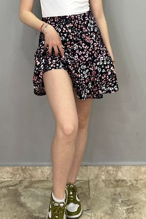 دامن رنگی زنانه مخلوط پلی استر Tam Moda - کد 924601210