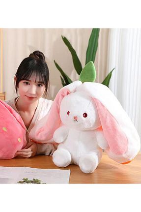 اسباب بازی مخملی صورتی بچه گانه 55 cm Pandamkee - کد 744080451