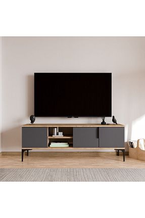 میز و پایه تلویزیون طوسی Suntalam ALONEX HOME - کد 784760565