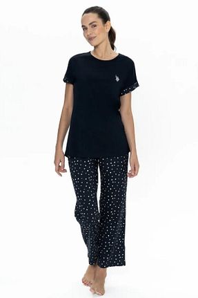 ست لباس راحتی سرمه ای زنانه Puantiyeli U.S. Polo Assn. - کد 924630460