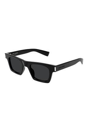 عینک آفتابی مشکی زنانه UV400 Saint Laurent - کد 924642747