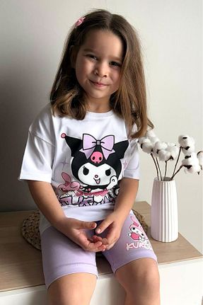 ست بالاتنه و پائین تنه سفید بچه گانه بافتنی Beniizle - کد 925278743