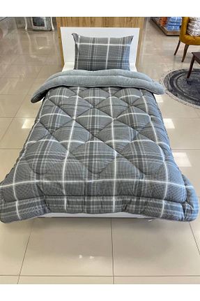 لحاف تکنفره طوسی Silikon Sudemhome - کد 925281622