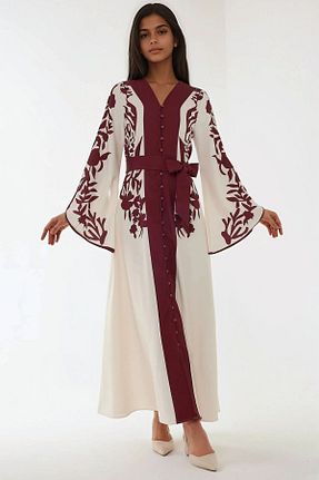 لباس زرشکی زنانه بافتنی Hiccup - کد 924636571