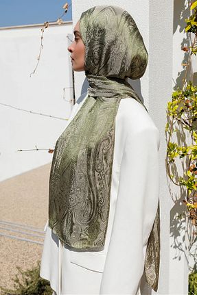 شال خاکی زنانه ویسکون Mooncorn - کد 924644257