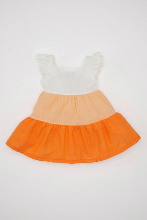 لباس نارنجی بچه گانه بافتنی Defacto - کد 835777699