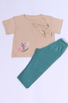 ست بالاتنه و پائین تنه بژ بچه گانه بافت HÇM - کد 924645431