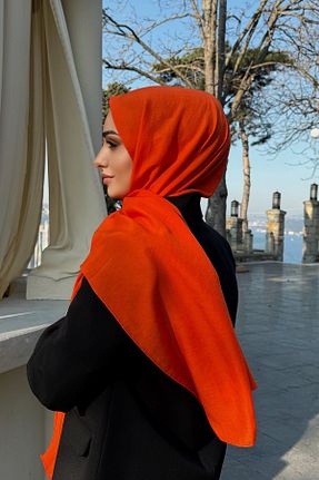 شال نارنجی زنانه Golden Rose - کد 924647779