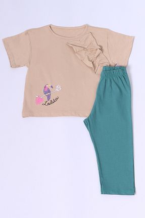 ست بالاتنه و پائین تنه بژ بچه گانه بافت HÇM - کد 924645431